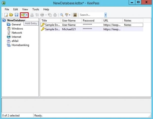 как пользоваться программой keepass 2