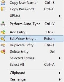 как настроить keepass